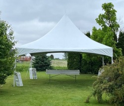 20x20 High Peak Frame tent